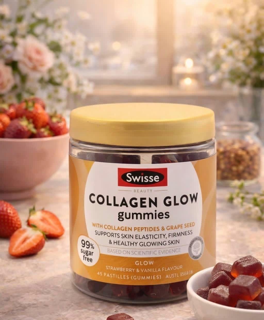 Swisse beauty collagen glow gummies